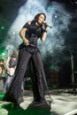 Tarja on concert Royalty Free Stock Photo