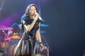 Tarja on concert Royalty Free Stock Photo