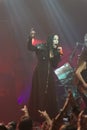 Tarja Turunen in concert Royalty Free Stock Photo