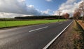 Tarmac road heading to unknown Royalty Free Stock Photo