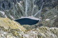 Tarn from Krivan peak, High Tatras, Slovakia