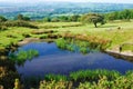 Tarn on the Yellow hills above Blackburn.