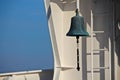 Tarnished Brass Bell on ship