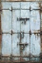 Tarnished Metal Door