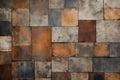 Tarnished Rusty patchwork. Generate Ai