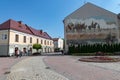 Tarnow, Malopolskie / Poland - May, 1, 2019: Historic streets in the old city of Central Europe. Renovated tenements in a big city