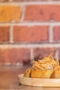 Taro Deep fried spring roll on plate Royalty Free Stock Photo