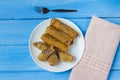 Taro fried spring roll Royalty Free Stock Photo
