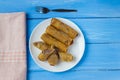 Taro fried spring roll Royalty Free Stock Photo