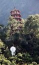 Taroko Gorge Pagoda and Buddha shrine in Taiwan