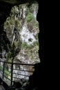 Taroko national park mountain cave Taroko gorge scenic area in Taiwan. Royalty Free Stock Photo