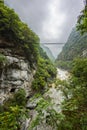 The Taroko National Park in Taiwan is an enchanting paradise that captivates the senses. Its majestic marble cliffs, cascading