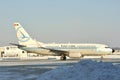 Tarom airplane on Bucharest airport