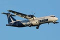 Tarom landing to airport Royalty Free Stock Photo