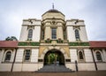 Taronga zoo old main entrance building front view in Sydney NSW Australia