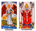 Tarot Birth Card Temperance / Hierophant