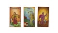 Tarot Cards Collection Temperance, Death, The Devil