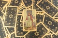 Tarot cards for divination, fortune, religious beliefs, good luck, misfortune