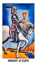 The Knight of Cups, The Lover and Peacemaker Royalty Free Stock Photo
