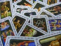 Tarot cards. Fortune teller concept background Royalty Free Stock Photo