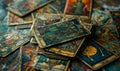 Tarot cards. Fortunetelling and prediction the concept