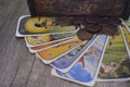 Tarot cards Royalty Free Stock Photo