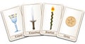 Tarot Cards Royalty Free Stock Photo