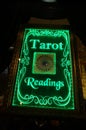 Tarot Readings Neon Sign Royalty Free Stock Photo