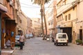 Taroudant, Morocco - August 2017: Taroudant old town red streets.