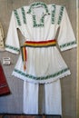 TARPESTI, MOLDOVIA/ROMANIA - SEPTEMBER 19 : Traditional costumes Royalty Free Stock Photo