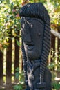 TARPESTI, MOLDOVIA/ROMANIA - SEPTEMBER 19 : Wooden Statues in th