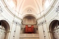 Tarquinia, Italy. Interiors of catholic church Chiesa di Santa Maria Addolorata. XVIII century