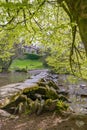 Tarr Steps in Devon South West England Royalty Free Stock Photo