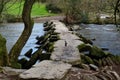 Tarr steps in Devon Royalty Free Stock Photo