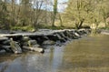 Tarr Steps & River Barle Royalty Free Stock Photo