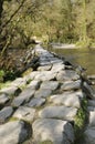 Tarr Steps & River Barle Royalty Free Stock Photo