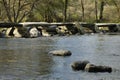 Tarr Steps & River Barle Royalty Free Stock Photo