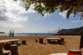 Tarrafal beach in Santiago island in Cape Verde Royalty Free Stock Photo