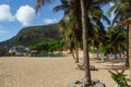 Tarrafal beach in Santiago island in Cape Verde Royalty Free Stock Photo