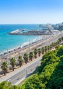 Tarragona Coast looking South Royalty Free Stock Photo