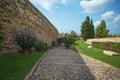 Tarragona Passeig arqueologic under Roman era walls