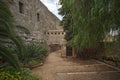 Tarragona Passeig arqueologic under Roman era walls