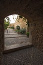 Tarragona Passeig arqueologic under Roman era walls