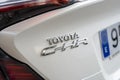 Tarragona, Spain - October 29, 2022: Concept car Toyota C-HR - exnterior details Royalty Free Stock Photo