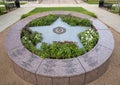 Tarrant County Law Enforcement Memorial on the west lawn of the 1895 Tarrant County Courthouse in Forth Worth, Texas.