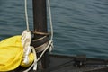 Tarred Sailboat Mast Royalty Free Stock Photo