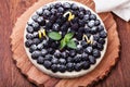 Tart with blackberry Royalty Free Stock Photo