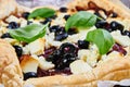 Tart with caramelized onion