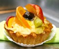 Tart with fruits