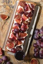 Tart with Grapes and Figs Royalty Free Stock Photo